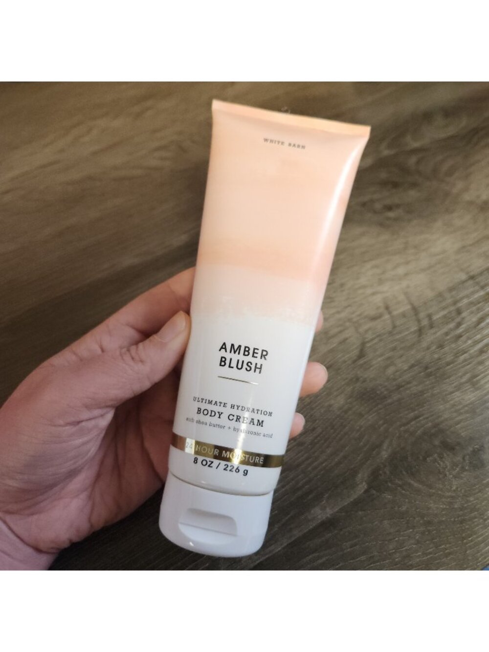 Bath & Body Works "Amber Blush" Ultimate Hydration Body Cream Lotion 8 oz NEW